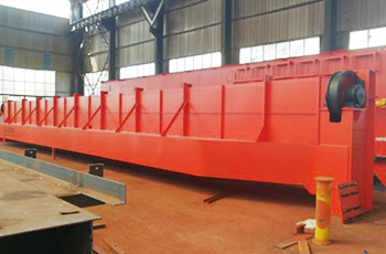 Reinforced box girders of QD double girder overhead crane
