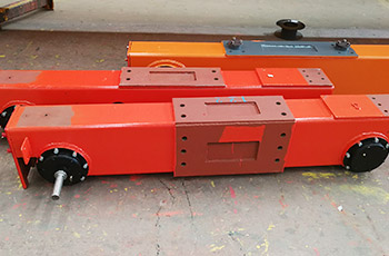 End carriage of QD double girder overhead crane