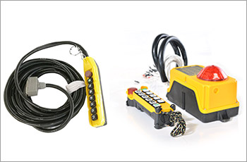 Overhead crane control pendant